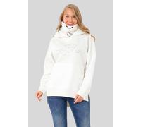 Kapuzenpullover CIPO & BAXX "SWEATSHIRT", Damen, Gr. L, beige (ecru), 70% Baumwolle, 30% Polyester, unifarben, Basic, regular fit, Pullover Kapuzenpullover, ein sportlich-lässiges Kleidungsstück (4350