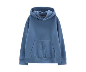 Kapuzenpullover CMP "KID SWEAT FIX HOOD", Jungen, Gr. 128, blau (paradise), Obermaterial: 80% Baumwolle, 20% Polyester, Pullover Kapuzenpullover, Weiche Baumwollqualität, Kapuze mit Schutzfunktion, Kä