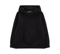 Kapuzenpullover CMP "KID SWEAT FIX HOOD", Jungen, Gr. 140, schwarz (nero), Obermaterial: 80% Baumwolle, 20% Polyester, Pullover Kapuzenpullover, Weiche Baumwollqualität, Kapuze mit Schutzfunktion, Kän