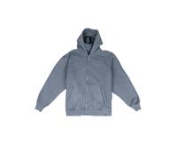 Kapuzenpullover DROPSIZE "Dropsize Dropsize REGULAR FIT ZIP-HOODIE", Herren, Gr. M, washed grau, 70% Baumwolle, 30% Polyester, unifarben, normal, ohne Ausschnitt, Sweatjacken Kapuzenpullover (54164215