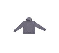 Kapuzenpullover DROPSIZE "Dropsize HEAVY OVERSIZE CRIME HOODIE", Herren, Gr. L, titanium, 70% Baumwolle, 30% Polyester, bedruckt, Pullover Kapuzenpullover (65463530-L) titanium