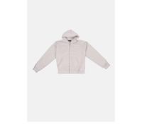 Kapuzenpullover DROPSIZE "Dropsize HEAVY OVERSIZE EMBO ZIPPER HOODIE", Herren, Gr. L, light grau, 70% Baumwolle, 30% Polyester, mehrfarbig, oversize, ohne Ausschnitt, Pullover Kapuzenpullover (9576465