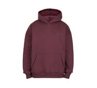 Kapuzenpullover DROPSIZE "Dropsize HEAVY OVERSIZE HD LOGO HOODIE", Herren, Gr. S, wine, 70% Baumwolle, 30% Polyester, unifarben, oversize, ohne Ausschnitt, Pullover Kapuzenpullover (56356461-S) wine