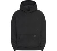 Kapuzenpullover DROPSIZE "Dropsize Herren Dropsize Heavy Oversize Allover Embo Hoodie", Herren, Gr. M, schwarz, 70% Baumwolle, 30% Polyester, unifarben, oversize, ohne Ausschnitt, Pullover Kapuzenpull