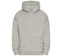 Kapuzenpullover DROPSIZE "Dropsize Herren Dropsize Heavy Oversize Center HD Hoodie", Herren, Gr. L, moonbeam, 70% Baumwolle, 30% Polyester, mehrfarbig, oversize, ohne Ausschnitt, Pullover Kapuzenpullo