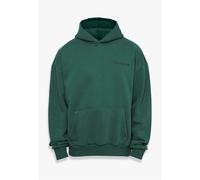 Kapuzenpullover DROPSIZE "Dropsize Herren Dropsize Heavy Oversize Embo Hoodie", Herren, Gr. L, washedgrün, 70% Baumwolle, 30% Polyester, mehrfarbig, oversize, ohne Ausschnitt, Pullover Kapuzenpullover