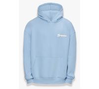 Kapuzenpullover DROPSIZE "Dropsize Herren Dropsize Heavy Oversize Sky iSthe Limit Hoodie", Herren, Gr. S, baby blau, 70% Baumwolle, 30% Polyester, mehrfarbig, oversize, ohne Ausschnitt, Pullover Kapuz