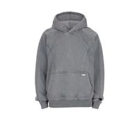 Kapuzenpullover DROPSIZE "Dropsize SEAM HOODIE", Herren, Gr. L, acid washed grau, 70% Baumwolle, 30% Polyester, mehrfarbig, oversize, ohne Ausschnitt, Pullover Kapuzenpullover (13453341-L) acid washed