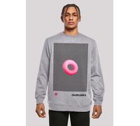 Kapuzenpullover F4NT4STIC "3D PINK RING", Herren, Gr. 3XL, grau (erdgrau), Obermaterial: 50% Baumwolle, 50% Polyester, relaxed fit, Rundhals, Pullover Kapuzenpullover, Print (84728738-XXXL) erdgrau
