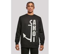 Kapuzenpullover F4NT4STIC "Ahoi Anker Knut & Jan Hamburg", Damen, Gr. XL, schwarz, Obermaterial: 50% Baumwolle, 50% Polyester, relaxed fit, Rundhals, Pullover Kapuzenpullover, Print (66535920-XL) schw