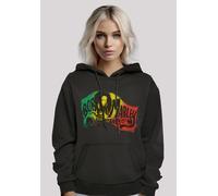 Kapuzenpullover F4NT4STIC "Bob Marley Chords Reggae Music", Damen, Gr. L, schwarz, Obermaterial: 65% Baumwolle, 35% Polyester, relaxed fit, Pullover Kapuzenpullover, Premium Qualität, Musik, By Rock O