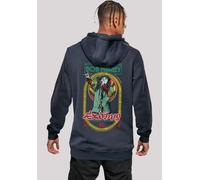 Kapuzenpullover F4NT4STIC "Bob Marley Reggae Music Exodus Singing", Herren, Gr. XS, blau (navy), Obermaterial: 65% Baumwolle, 35% Polyester, slim fit, Pullover Kapuzenpullover, Premium Qualität, Band,