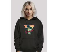Kapuzenpullover F4NT4STIC "California Palmen Retro", Damen, Gr. XL, schwarz, Obermaterial: 65% Baumwolle, 35% Polyester, relaxed fit, Pullover Kapuzenpullover, Premium Qualität (25583353-XL) schwarz