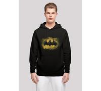 Kapuzenpullover F4NT4STIC "DC Comics Batman Logo", Herren, Gr. L, schwarz, Obermaterial: 50% Baumwolle, 50% Polyester, relaxed fit, Pullover Kapuzenpullover, Print (36687331-L) schwarz