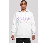 Kapuzenpullover F4NT4STIC "Disney Boys Snow White Schneewittchen Graphic", Herren, Gr. L, weiß, Obermaterial: 65% Baumwolle, 35% Polyester, slim fit, Pullover Kapuzenpullover, Print (77127637-L) weiß
