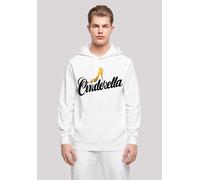 Kapuzenpullover F4NT4STIC "Disney Cinderella Shoe Logo", Herren, Gr. 3XL, weiß, Obermaterial: 50% Baumwolle, 50% Polyester, relaxed fit, Pullover Kapuzenpullover, Print (94512011-XXXL) weiß