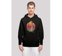 Kapuzenpullover F4NT4STIC &quot;Disney König der Löwen Timon Sunset&quot;, Herren, Gr. L, schwarz, Obermaterial: 50% Baumwolle, 50% Polyester, relaxed fit, Pullover Kapuzenpullover, Print (31441759-L) schwarz