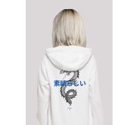Kapuzenpullover F4NT4STIC "Dragon lila", Damen, Gr. 5XL, weiß, Obermaterial: 65% Baumwolle, 35% Polyester, relaxed fit, Pullover Kapuzenpullover, Hoodie, Warm, Bequem (79298239-5XL) weiß
