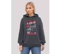Kapuzenpullover F4NT4STIC "Guns N' Roses Lies City Rock Music", Damen, Gr. M, off schwarz, Obermaterial: 80% Baumwolle, 20% Polyester, oversize, Pullover Kapuzenpullover, Premium Qualität (86441166-M)