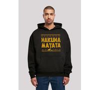 Kapuzenpullover F4NT4STIC "König der Löwen Hakuna Matata", Herren, Gr. XS, schwarz, Obermaterial: 100% Baumwolle, oversize, Pullover Kapuzenpullover, Herren,Premium Merch,Oversize,Kapuzenpullover,Bedr