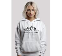 Kapuzenpullover F4NT4STIC "Lost in nature", Damen, Gr. 5XL, weiß, Obermaterial: 65% Baumwolle, 35% Polyester, relaxed fit, Pullover Kapuzenpullover, Hoodie, Warm, Bequem (84138143-5XL) weiß