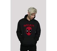 Kapuzenpullover F4NT4STIC "Marvel Deadpool Seriously", Herren, Gr. XXL, schwarz, Obermaterial: 65% Baumwolle, 35% Polyester, slim fit, Pullover Kapuzenpullover, Print (36451913-XXL) schwarz