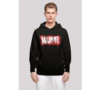 Kapuzenpullover F4NT4STIC "Marvel Logo", Herren, Gr. XXL, schwarz, Obermaterial: 50% Baumwolle, 50% Polyester, relaxed fit, Pullover Kapuzenpullover, Print (70439209-XXL) schwarz