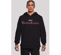 Kapuzenpullover F4NT4STIC "Marvel WandaVision Logo", Herren, Gr. 5XL, schwarz, Obermaterial: 65% Baumwolle, 35% Polyester, slim fit, Pullover Kapuzenpullover, Print (27826227-5XL) schwarz