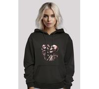Kapuzenpullover F4NT4STIC "Niedliches Goth Skelett Herz Seifenblasen", Damen, Gr. XXL, schwarz, Obermaterial: 65% Baumwolle, 35% Polyester, relaxed fit, Pullover Kapuzenpullover, Premium Qualität (423