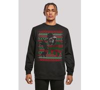 Kapuzenpullover F4NT4STIC "Nightmare On Elm Street Christmas Isle", Herren, Gr. XS, schwarz, Obermaterial: 50% Baumwolle, 50% Polyester, relaxed fit, Rundhals, Pullover Kapuzenpullover, Print (9745195