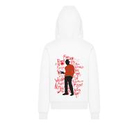 Kapuzenpullover F4NT4STIC "Nightmare On Elm Street Official Freddy Krüger", Herren, Gr. S, weiß, Obermaterial: 65% Baumwolle, 35% Polyester, slim fit, Pullover Kapuzenpullover, Official Merch (5665295