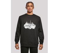 Kapuzenpullover F4NT4STIC "PARIS SKYLINE CREW", Damen, Gr. M, schwarz, Obermaterial: 50% Baumwolle, 50% Polyester, relaxed fit, Rundhals, Pullover Kapuzenpullover, Print (93162951-M) schwarz