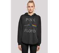 Kapuzenpullover F4NT4STIC "Pink Floyd Dark Side Of The Moon Mond", Damen, Gr. XS, schwarz, Obermaterial: 100% Baumwolle, oversize, Pullover Kapuzenpullover, Print (97040720-XS) schwarz