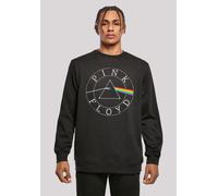 Kapuzenpullover F4NT4STIC "Pink Floyd Prisma Circle Logo Rock Band", Herren, Gr. M, schwarz, Obermaterial: 50% Baumwolle, 50% Polyester, relaxed fit, Rundhals, Pullover Kapuzenpullover, Print (1837744