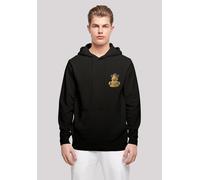 Kapuzenpullover F4NT4STIC "Rubber Duck Viking HOODIE UNISEX", Herren, Gr. M, schwarz, Obermaterial: 50% Baumwolle, 50% Polyester, relaxed fit, Pullover Kapuzenpullover, Print (43280627-M) schwarz