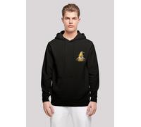 Kapuzenpullover F4NT4STIC "Rubber Duck Wizard HOODIE UNISEX", Herren, Gr. M, schwarz, Obermaterial: 50% Baumwolle, 50% Polyester, relaxed fit, Pullover Kapuzenpullover, Print (12139153-M) schwarz
