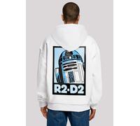 Kapuzenpullover F4NT4STIC "Star Wars R2-D2 Poster", Herren, Gr. 5XL, weiß, Obermaterial: 100% Baumwolle, oversize, Pullover Kapuzenpullover, Print (61096451-5XL) weiß