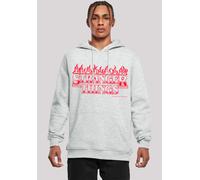 Kapuzenpullover F4NT4STIC "Stranger Things Flames Netflix TV Series", Herren, Gr. 5XL, grau (erdgrau), Obermaterial: 65% Baumwolle, 35% Polyester, slim fit, Pullover Kapuzenpullover, Premium Qualität 