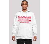 Kapuzenpullover F4NT4STIC "Stranger Things Flames Netflix TV Series", Herren, Gr. 5XL, weiß, Obermaterial: 65% Baumwolle, 35% Polyester, slim fit, Pullover Kapuzenpullover, Premium Qualität (65640245-