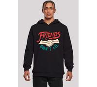 Kapuzenpullover F4NT4STIC "Stranger Things Friends Dont Lie Hands Netflix", Herren, Gr. 3XL, schwarz, Obermaterial: 65% Baumwolle, 35% Polyester, slim fit, Pullover Kapuzenpullover, Premium Qualität (