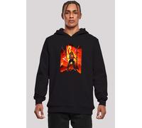 Kapuzenpullover F4NT4STIC "Stranger Things Hell Guitar- DTG Netflix TV Series", Herren, Gr. 4XL, schwarz, Obermaterial: 65% Baumwolle, 35% Polyester, slim fit, Pullover Kapuzenpullover, Premium Qualit