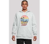 Kapuzenpullover F4NT4STIC "Stranger Things LA Gradient Netflix TV Series", Herren, Gr. L, grau (erdgrau), Obermaterial: 65% Baumwolle, 35% Polyester, slim fit, Pullover Kapuzenpullover, Premium Qualit