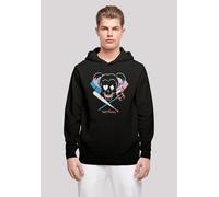 Kapuzenpullover F4NT4STIC "Suicide Squad Harley Quinn Skull Emblem", Herren, Gr. 5XL, schwarz, Obermaterial: 50% Baumwolle, 50% Polyester, relaxed fit, Pullover Kapuzenpullover, Print (92204052-5XL) s