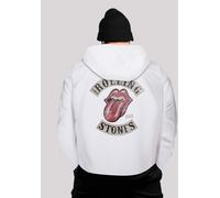 Kapuzenpullover F4NT4STIC "The Rolling Stones Tour '78 Blk Vector", Herren, Gr. 4XL, weiß, Obermaterial: 65% Baumwolle, 35% Polyester, slim fit, Pullover Kapuzenpullover, Premium Qualität (36105737-4X