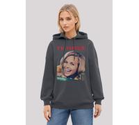 Kapuzenpullover F4NT4STIC "TV Times Honor Blackman 1964 Cover", Damen, Gr. XS, off schwarz, Obermaterial: 80% Baumwolle, 20% Polyester, oversize, Pullover Kapuzenpullover, Premium Qualität (88103525-X