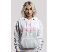 Kapuzenpullover F4NT4STIC "Valentinstag xoxo", Damen, Gr. 5XL, weiß, Obermaterial: 65% Baumwolle, 35% Polyester, relaxed fit, Pullover Kapuzenpullover, Hoodie, Warm, Bequem (58445954-5XL) weiß