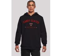 Kapuzenpullover F4NT4STIC "Weihnachten Candy Coated Christmas", Herren, Gr. XL, schwarz, Obermaterial: 65% Baumwolle, 35% Polyester, slim fit, Pullover Kapuzenpullover, Weihnachten, Geschenk, Logo (36