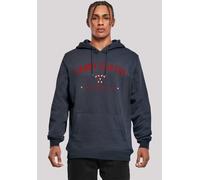 Kapuzenpullover F4NT4STIC "Weihnachten Candy Coated Christmas", Herren, Gr. XS, blau (navy), Obermaterial: 65% Baumwolle, 35% Polyester, slim fit, Pullover Kapuzenpullover, Weihnachten, Geschenk, Logo