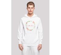 Kapuzenpullover F4NT4STIC "Winter Time", Herren, Gr. M, weiß, Obermaterial: 50% Baumwolle, 50% Polyester, relaxed fit, Pullover Kapuzenpullover, Print (65125769-M) weiß