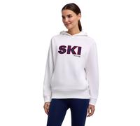 Kapuzenpullover FALKE "FALKE Hoodie", Damen, Gr. S, weiß (off, weiß (2040)), Pullover Kapuzenpullover (29723900-S) off, weiß (2040)